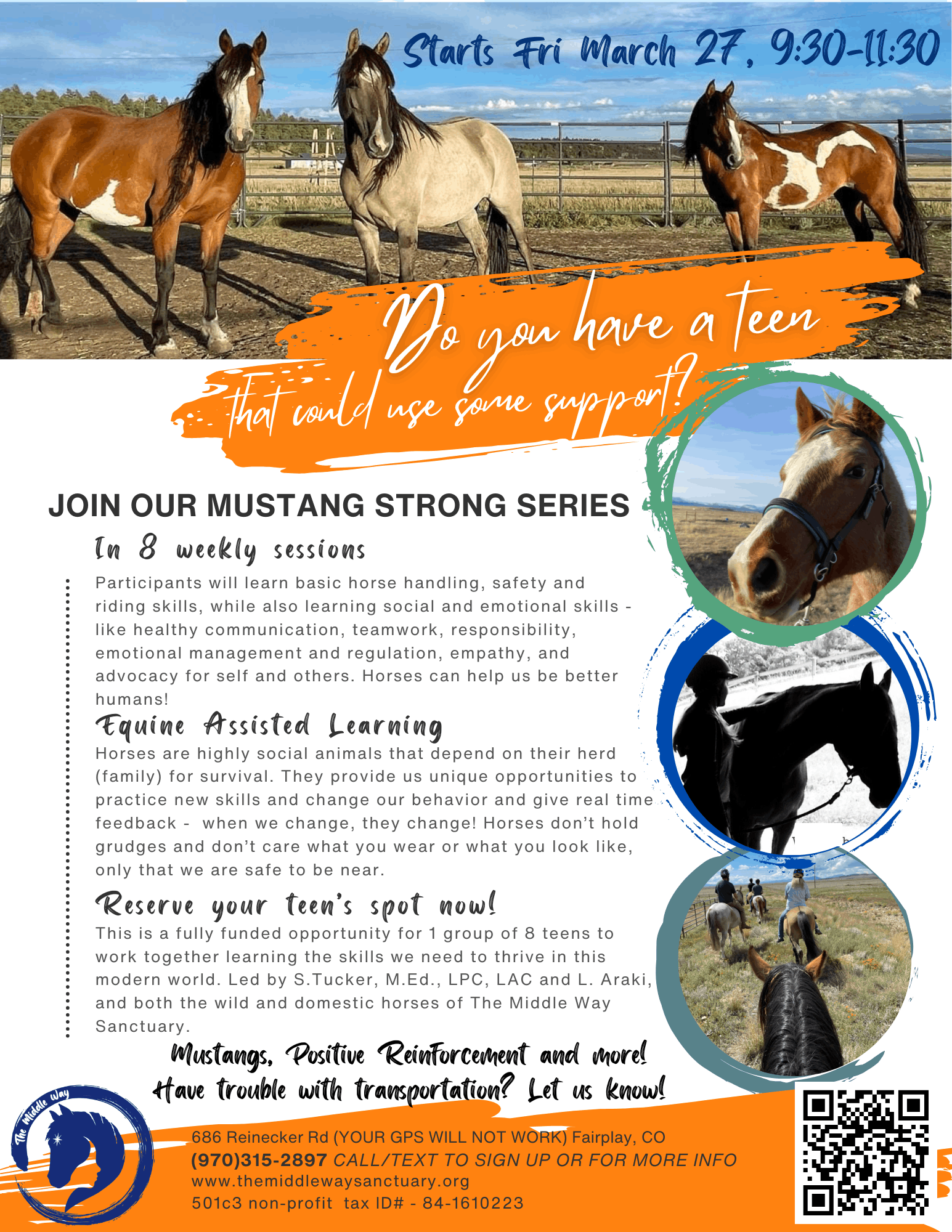 Join our Mustang Strong Series